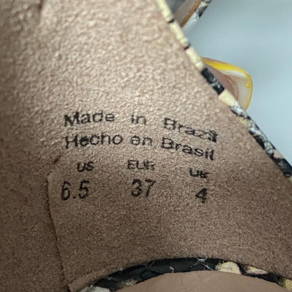 Snake Skin Sandals - Picture 6 of 6